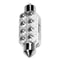 Bec tip LED 12V sofit cu 8 leduri 13x44mm SV85-8 1buc - Verde
